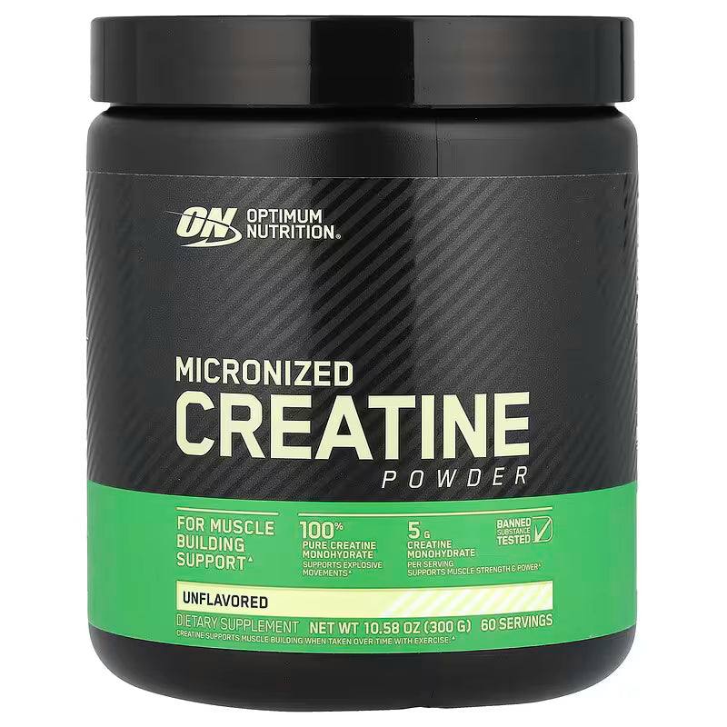 Optimum Nutrition, Micronized Creatine Powder, Unflavored, 10.58 oz