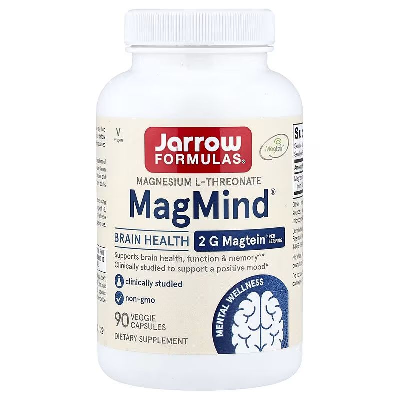 Jarrow Formulas MagMind Magnesium L-Threonate 2 G Magtein