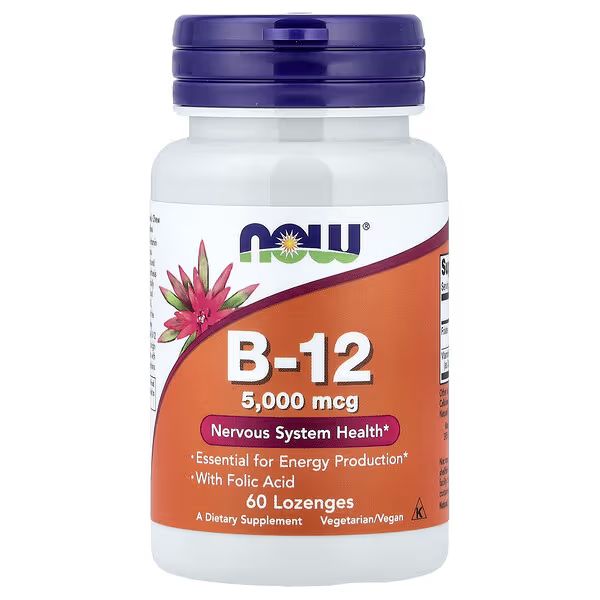 Now Foods B-12 5000 mcg