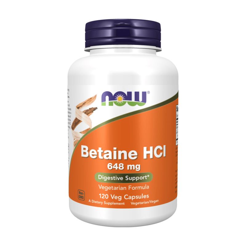 Now Foods Betaine HCI 648 mg