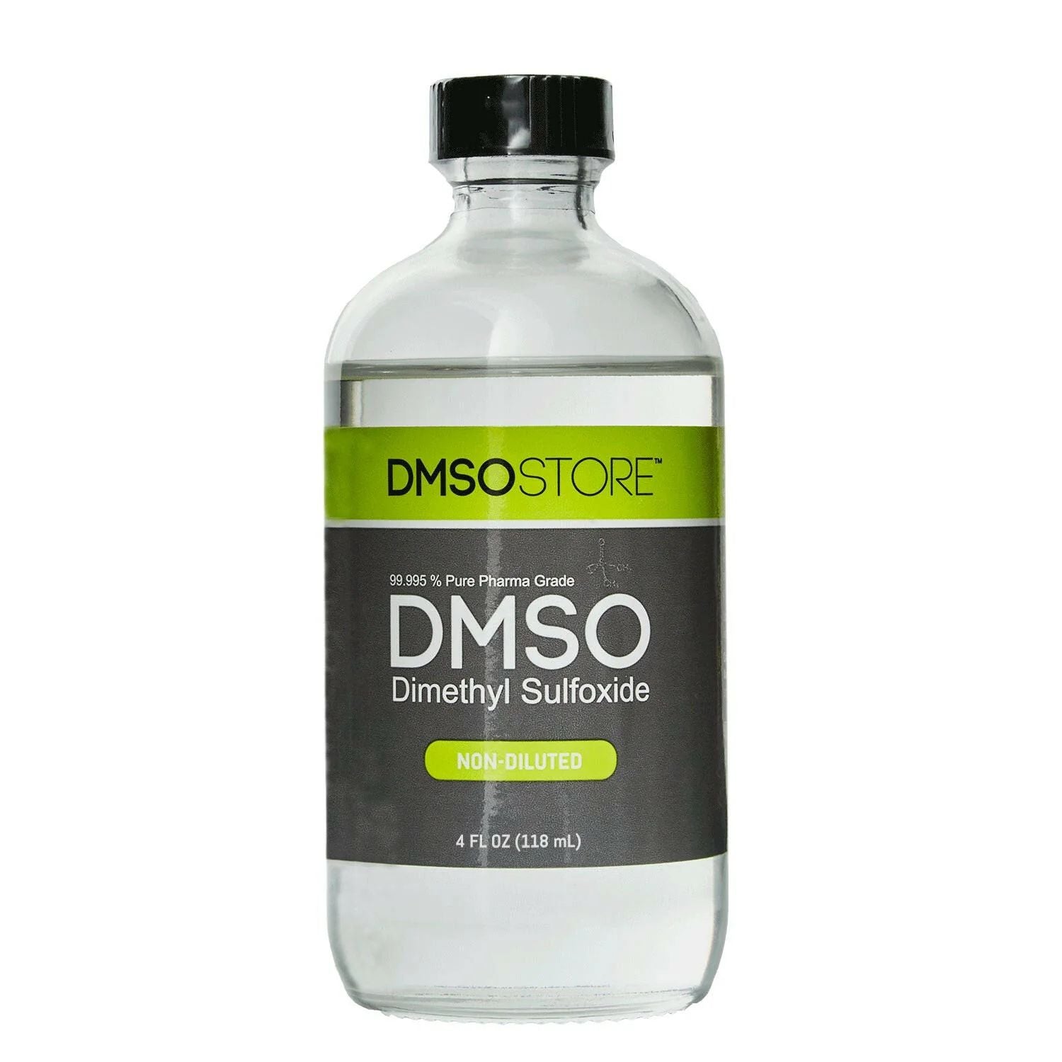 DMSO 4 oz glass bottle