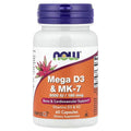 Now Foods Mega D-3 & MK-7 (5000 IU + 180mcg)