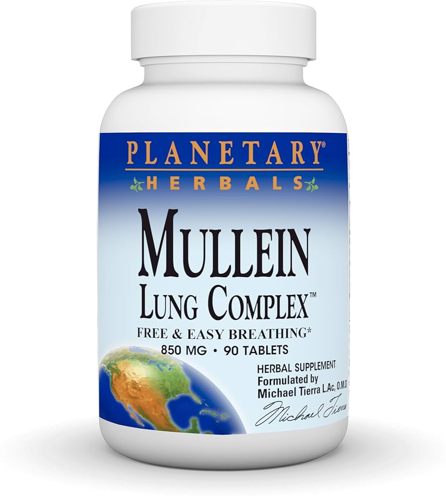 Planetary Herbals Mullein Lung Complex 850 mg
