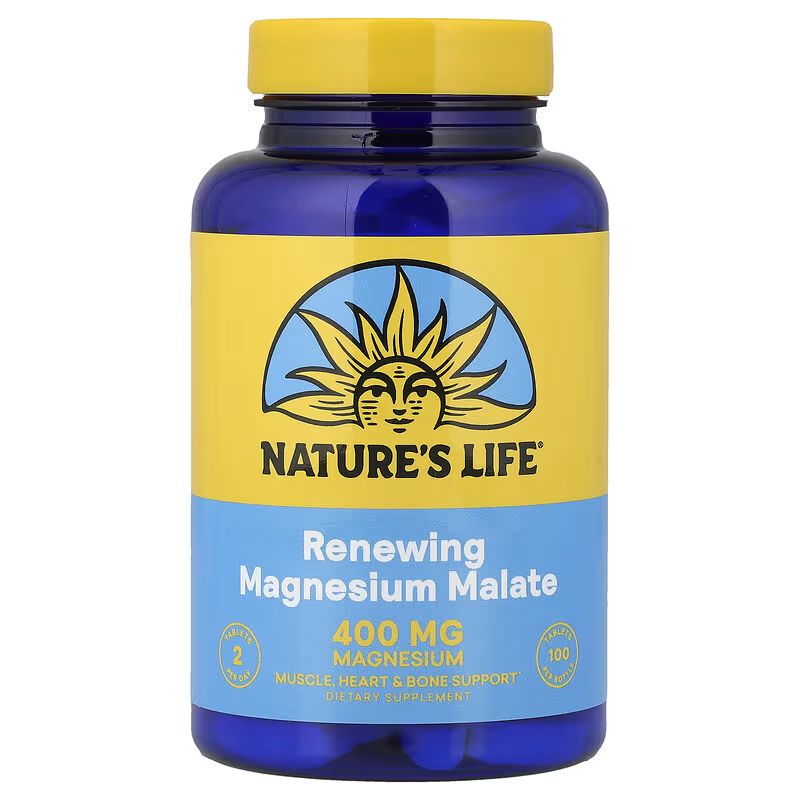 Nature's Life Renewing Magnesium Malate 200 mg per tablet
