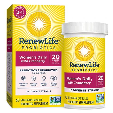 Renew Life Woman's Daily + Probiotic w/ cranberry
