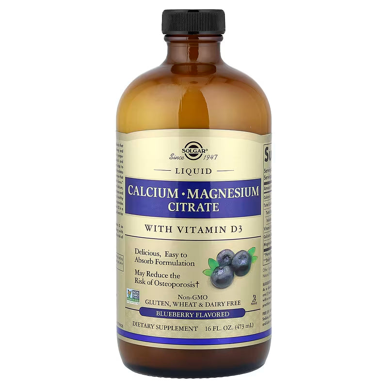 Solgar, Calcium Magnesium Citrate w/ Vitamin D3, 16 fl oz