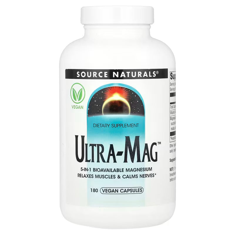 Source Naturals Ultra-Mag, 90 and 180 vcaps