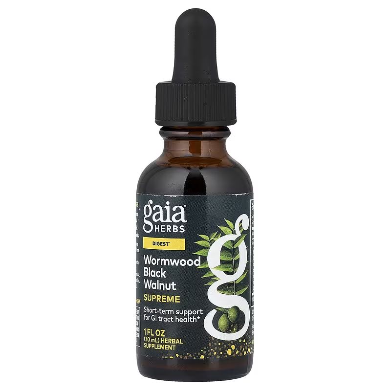 Gaia Herbs Wormwood Black Walnut 1oz